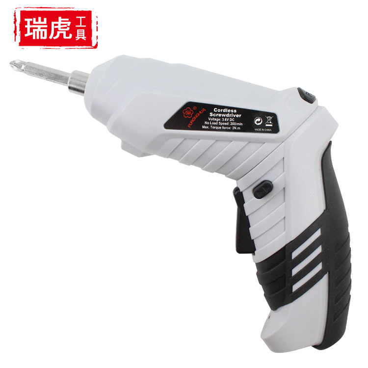 迷你电动螺丝批 正反转电动起子充电式锂电钻家用螺丝刀工具3.6V
